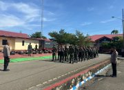 Polres Pasangkayu Bersama Kodim 1427/Pasangkayu Gelar Latihan Dalmas Bersama Kesiapan Pilkada Serentak 2024