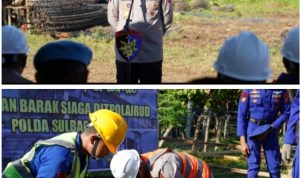 Kapolda Sulbar Pimpin Peletakan Batu Pertama Barak Siaga Dit Polairud:  Modernisasi untuk Keamanan Maritim yang Lebih Optimal