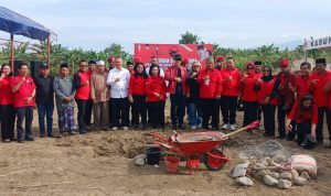 Ir. Agus Ambo Djiwa Hadiri Peletakan Batu Pertama Kantor DPC PDIP Kabupaten Sigi: Momentum Penguatan Silaturahmi Antar Kader