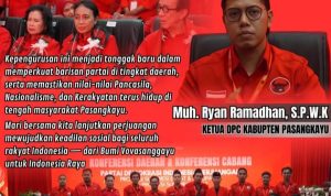 Muhammad Ryan Ramadhan Resmi Menjabat Ketua DPC PDIP Kabupaten Pasangkayu