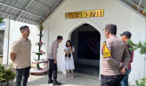 ‎Kabag Ops Polres Pasangkayu Pimpin Patroli dan Pengamanan Ibadah Natal