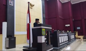 Bupati Pasangkayu Hadiri Sidang Paripurna DPRD, Serahkan LKPJ Tahun Anggaran 2025