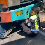 Mobil Mogok di Tanjakan Ampallas, Sat PJR Polda Sulbar Terapkan Sistem Buka-Tutup Arus Lalu Lintas