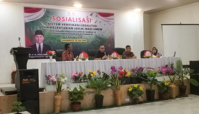 Sosialisasi SVLK di Pasangkayu, Agus Ambo Djiwa Tekankan Pentingnya Legalitas dan Kelestarian Hutan
