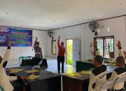 Calon Satpam di Pasangkayu Dibekali 12 Gerakan Dasar Lalu Lintas oleh Sat Lantas Polres