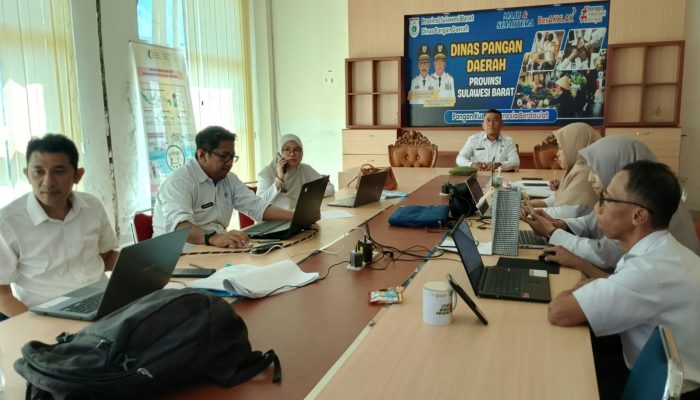Dinas Pangan Sulbar Intensifkan Pemenuhan Indikator SPBE melalui Pendampingan DiskominfoSS