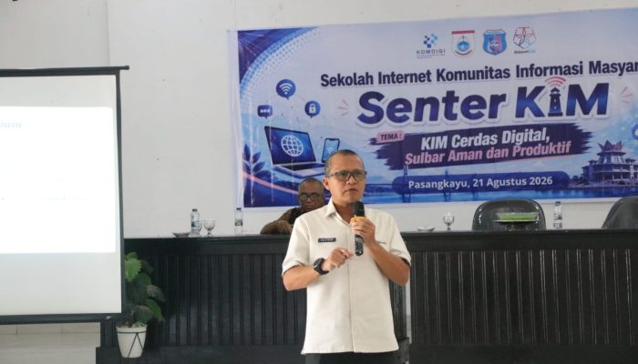 Kepala Dinas Kominfopers Pasangkayu Buka Sekolah Internet Komunitas Masyarakat, Dorong KIM Cerdas Digital dan Produktif