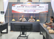 Polres Pasangkayu Gelar Latpraops Antik Marano 2026, Personel Diminta Pahami Tugas dan SOP