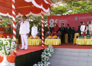 Bupati Yaumil Ambo Djiwa Pimpin Upacara HUT ke-81 RI di Alun-alun Smart Pasangkayu