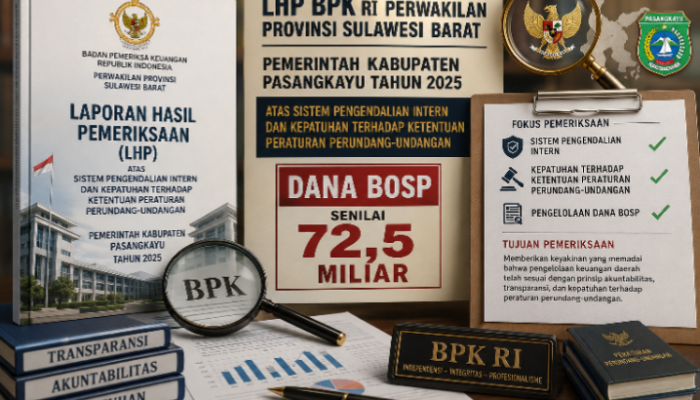 Temuan BPK,16 Sekolah di Pasangkayu Kelolah Dana BOSP Senilai 72,5 Juta, Ini Datanya