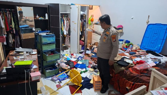 Maling Bobol Rumah ASN Saat Ditinggal, Perhiasan Emas 35 Gram Raib