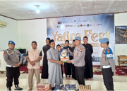 Dalam Rangka HUT Propam, Si Propam Polres Pasangkayu Salurkan Bantuan Sosial ke Yayasan Abulyatama