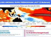BMKG Rilis Prakiraan Iklim dan Musim Hujan 2026/2027, BPBD Sulbar Siagakan Langkah Antisipasi Bencana Hidrometeorologi