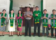 Minggu Kasih di Gereja GTM Eben Haeser, Kapolsek Pasangkayu Tampung Aspirasi Jemaat